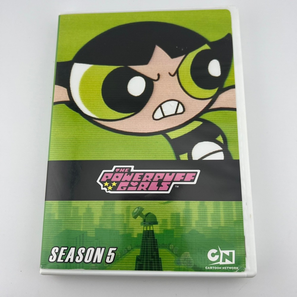 Powerpuff Girls Season 5 DVD Cartoon Network Complete Fifth Season-2 Side Disc